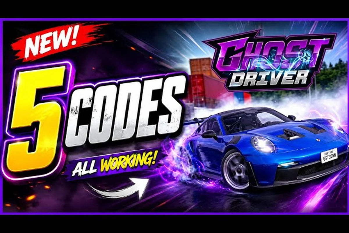 Ghost Driver Codes 2026: MARTINILIVERY, PORSCHE918